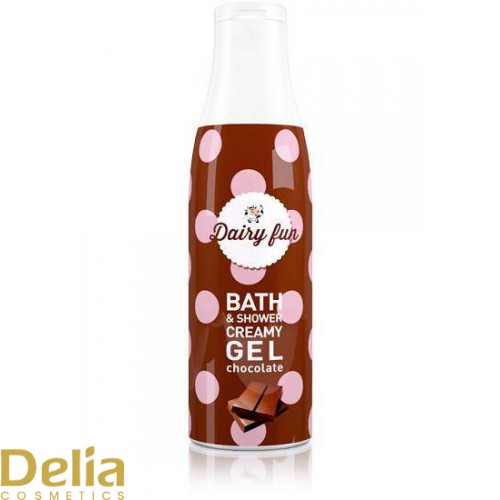 DAIRY FUN Gel za kupanje i tuširanje - Čokolada  400ml